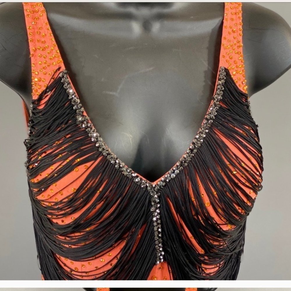 SOLD IN BUNDLE PROFESSIONAL LATIN/RHYTHM COSTUME- - Picture 2 of 4